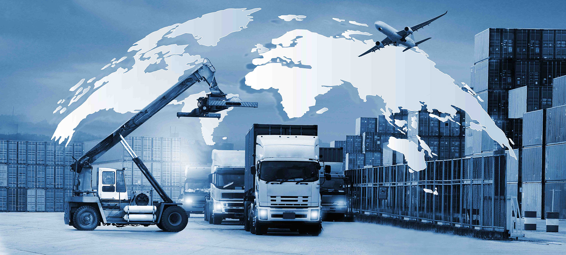 Illustration global logistics
